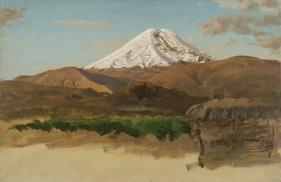 Studie des Mount Chimborazo, Ecuador von Frederic Edwin Church